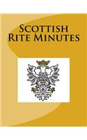 Scottish Rite Minutes