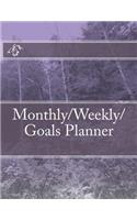 Monthly/Weekly/Goals Planner