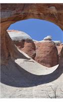 A View Through Tunnel Arch in Arches National Park Utah USA Journal: 150 Page Lined Notebook/Diary