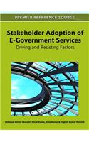 Stakeholder Adoption of E-Government Services