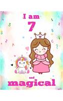 unicorn journal i am 7 and magical