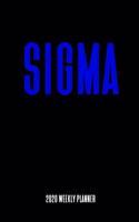 Sigma 2020 Weekly Planner