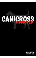 Canicross addicted: DIN A5 Notizbuch liniert