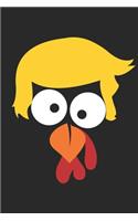 Thanksgiving Notebook - Turkey Trump Journal - Thanksgiving Gift for Him and Her - Thanksgiving Diary