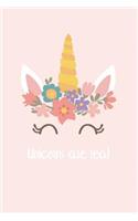Unicorns Are Real: Pink Bullet Journal - 120 Pages - Unicorn Dot Grid Journal(1 Pretty Bullet Journals)