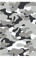 Camouflage Gray Journal Notebook