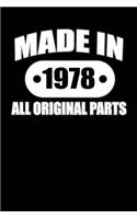 Made in 1978 All Original Parts