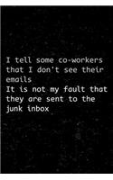 I Tell Some Co-Workers That I Don't See Their Emails It Is Not My Fault That They Are Sent to the Junk Inbox