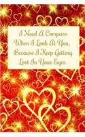 I Need a Compass When I Look at You. Because I Keep Getting Lost in Your Eyes.