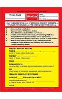 VHF DSC Mayday Procedure Card: (Cockpit Cards)