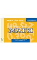Write to Know: Nonfiction Writing Prompts for Lower Elementary Math