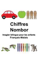 Français-Malais Chiffres/Nombor Imagier bilingue pour les enfants: (Freebilingualbooks.com)