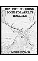 Realistic Coloring Books for Adults Roe Deer