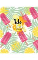 Notebook Dot-Grid: Summer Aloha Cover: Notebook Dot-Grid: Notebook For Journaling, Doodling, Creative Writing, School Notes, and Capturing Ideas,120 pages, Size 8" x 1