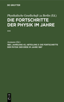 Fortschritte der Physik der Erde im Jahre 1887