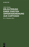 Erläuterung Einer Zweiten Opferverordnung Aus Carthago