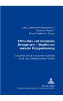Ethnisches Und Nationales Bewusstsein - Studien Zur Sozialen Kategorisierung- Coscienza Etnica E Coscienza Nazionale - Studi Sulla Categorizzazione Sociale