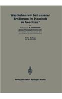 Was Haben Wir Bei Unserer Ernährung Im Haushalt Zu Beachten?