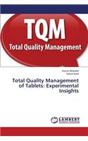 Total Quality Management of Tablets