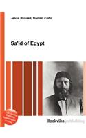 Sa'id of Egypt: (English)