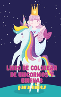 Libro de Colorear de Unicornios y Sirenas Para Niños