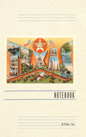 Vintage Lined Notebook Greetings from Texas