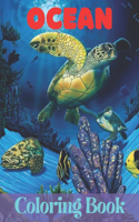Ocean Coloring Book: An Ocean Life Coloring Book for Kids Ages 2-4, 4-8 with 90+ Coloring Pages of Cute Ocean Animals