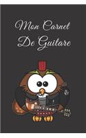 Mon carnet de guitare: Cahier de guitare avec tablatures et portées/carnet de guitare - idée cadeau musicien - cadeau guitariste -Carnet de tablature guitariste-cahier por