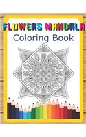 Flowers Mandala Coloring Book