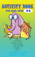 Activity Book for Kids Ages 4-8
