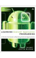 Learning Android Application Programming