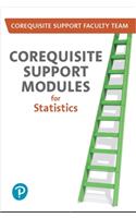 Corequisite Support Modules for Statistics -- Access Card Plus Workbook Package