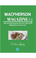 Macpherson Magazine Chef's - Receta Paté de setas vegano y tosta de pimientos con aguacate