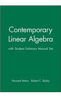 Contemporary Linear Algebra, Textbook and Student Solutions Manual