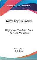 Gray's English Poems