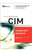 CIM Coursebook 07/08 Analysis and Evaluation