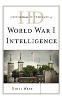 Historical Dictionary of World War I Intelligence