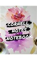 Cornell Notes Notebook: Cornell Note Taking System Notebook Journal Notepad Paper College High-School 8.5" x 11" Large Format Size Lay Flat Easy To Write In Class Record, R