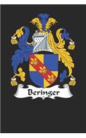 Beringer: Beringer Coat of Arms and Family Crest Notebook Journal (6 x 9 - 100 pages)