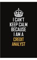 I Can't Keep Calm Because I Am A Credit Analyst