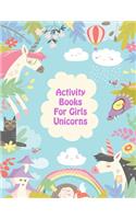 Activity Books for Girls Unicorns
