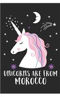 Unicorns Are From Morocco: A Blank Lined Journal for Sightseers Or Travelers Who Love This Country. Makes a Great Travel Souvenir.