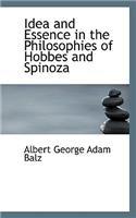 Idea and Essence in the Philosophies of Hobbes and Spinoza