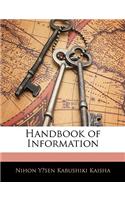 Handbook of Information: (English)