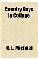 Country Boys in College