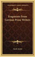 Fragments from German Prose Writers