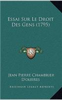 Essai Sur Le Droit Des Gens (1795)