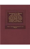 Description de L'Egypte: Ou, Recueil Des Observations Et Des Recherches Qui Ont Ete Faites En Egypte Pendant L'Expedition de L'Armee Francaise, Volume 13