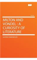 Milton and Vondel: A Curiosity of Literature(English)