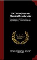 The Development of Classical Scholarship